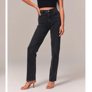 Abercrombie & Fitch Ultra High Rise 90s Straight Size 31 Long